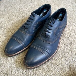 Men's Navy Oxford Shoes